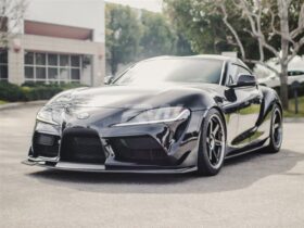 Brand: 2020-2025 Toyota 2020-2022 Toyota GR Supra Supra Carbon Fiber Front Lip Spoiler