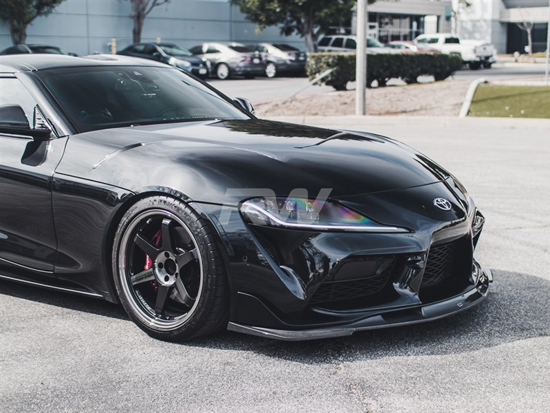 Brand: 2020-2025 Toyota 2020-2022 Toyota GR Supra Supra Carbon Fiber Front Lip Spoiler
