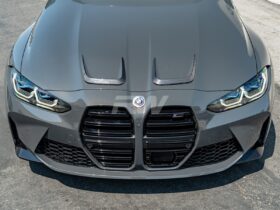Brand: 2021-2025 BMW 3 Series G8x M3 M4 Carbon Fiber Hood Vent Trims
