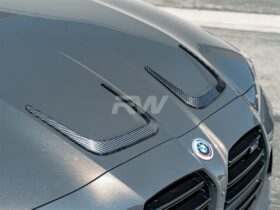 Brand: 2021-2025 BMW 3 Series G8x M3 M4 Carbon Fiber Hood Vent Trims
