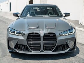 Brand: 2021-2025 BMW 3 Series G8x M3 M4 Carbon Fiber Hood Vent Trims