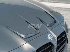 Brand: 2021-2025 BMW 3 Series G8x M3 M4 Carbon Fiber Hood Vent Trims