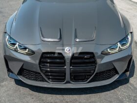 Brand: 2021-2025 BMW 3 Series G8x M3 M4 Carbon Fiber Hood Vent Trims