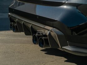 Brand: 2021-2025 BMW 3 Series G8X M3 M4 Carbon Fiber Outer Diffuser Trim