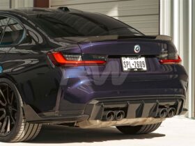 Brand: 2021-2025 BMW 3 Series G8X M3 M4 Carbon Fiber Outer Diffuser Trim