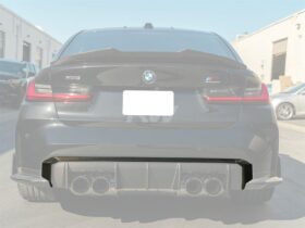 Brand: 2021-2025 BMW 3 Series G8X M3 M4 Carbon Fiber Outer Diffuser Trim