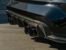 Brand: 2021-2025 BMW 3 Series G8X M3 M4 Carbon Fiber Outer Diffuser Trim