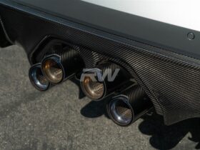 Brand: 2021-2025 BMW 3 Series G8X M3 M4 Performance Style CF Exhaust Cover