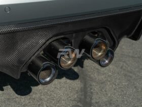 Brand: 2021-2025 BMW 3 Series G8X M3 M4 Performance Style CF Exhaust Cover