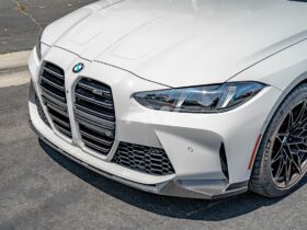 Brand: 2021-2025 BMW 3 Series G8X M3/M4 Performance Style CF Front Lip