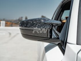 Brand: 2021-2025 BMW G8X Forged Carbon Mirror Cap Replacements