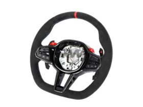Brand: 2021-2025 BMW G8X LCI Alcantara Carbon Fiber Steering Wheel
