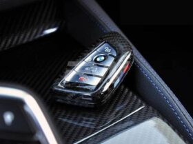 Brand: 2023-2025 BMW 2 Series G87 G26 G42 i4 Carbon Fiber Key Case