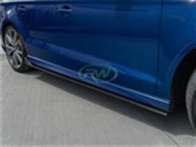 Brand: Audi 8v A3 S3 RS3 Carbon Fiber Side Skirt Extensions