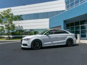 Brand: Audi 8v A3 S3 RS3 Carbon Fiber Side Skirt Extensions