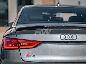 Brand: Audi 8V A3/S3/RS3 Carbon Fiber Trunk Spoiler