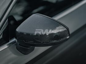 Brand: Audi 8V A3 S3 RS3 CF Mirror Cap Replacements