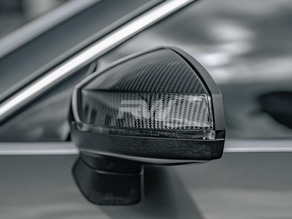 Brand: Audi 8V A3 S3 RS3 CF Mirror Cap Replacements
