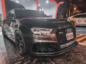 Brand: Audi 8V RS3 17 21 V2 CF Front Lip Spoiler