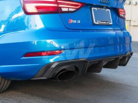 RW Carbon Audi 8V RS3 Carbon Fiber Rear Diffuser