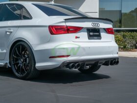 Brand: Audi 8v S3 Pre Facelift Carbon Fiber Rear Diffuser