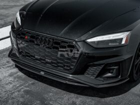 RW Carbon Audi A5 S Line S5 Carbon Fiber Front Lip Spoiler