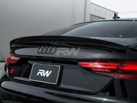 RW Carbon Audi A5 S5 RS5 4dr Sportback CF Trunk Spoiler
