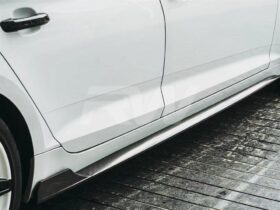 Brand: Audi A5 S5 Sedan Facelift CF Side Skirt Extensions