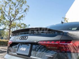 Brand: Audi B9 A4 S4 Carbon Fiber Trunk Spoiler