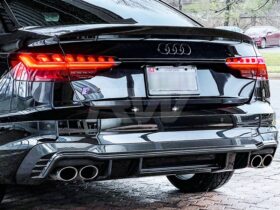RW Carbon Audi B9 S4 Carbon Fiber Rear Diffuser 20 22