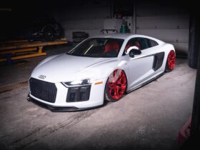 Brand: Audi R8 4S Carbon Fiber Front Lip Spoiler