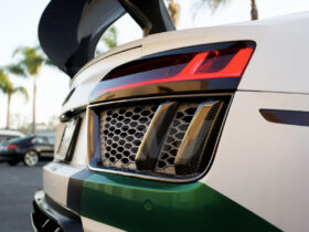 RW Carbon Audi R8 4S Carbon Fiber Rear Trims