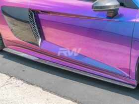 Brand: Audi R8 4S Carbon Fiber Side Skirt Extensions