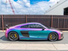 Brand: Audi R8 4S Carbon Fiber Side Skirt Extensions