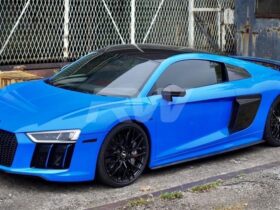 Brand: Audi R8 4S Carbon Fiber Side Skirt Extensions