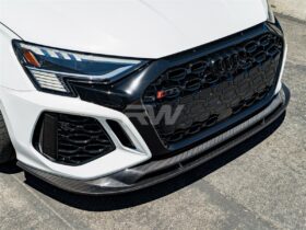 RW Carbon Audi RS3 8Y Carbon Fiber Front Lip Spoiler
