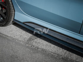 RW Carbon Audi RS3 8Y Carbon Fiber Side Skirt Extensions