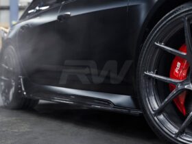 RW Carbon Audi RS6 RS7 C8 Carbon Fiber Side Skirt Extensions
