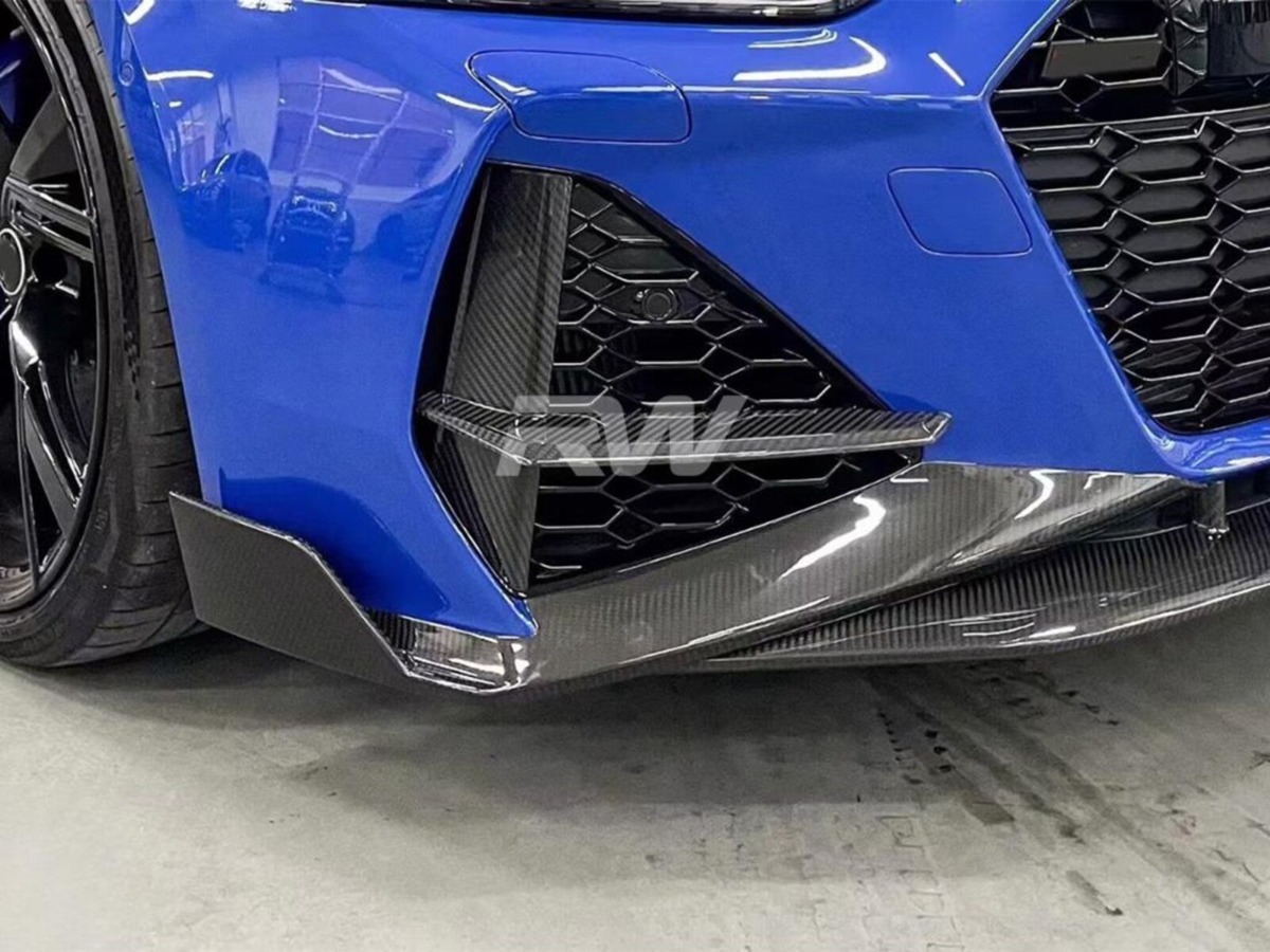 Brand: Audi RS7 C8 Carbon Fiber Front Bumper Trims