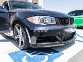 Brand: BMW 1 Series E82 E88 Carbon Fiber Front Lip Spoiler