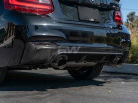 Brand: BMW 2 Series F22 F23 3D Style Carbon Fiber Diffuser