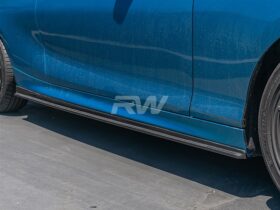 RW Carbon BMW 2 Series F22 F23 Carbon Fiber Side Skirt Ex...