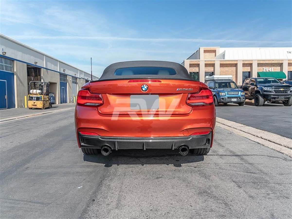 Brand: BMW 2 Series F22 F23 Exotics Style Carbon Fiber Rear Diffuser