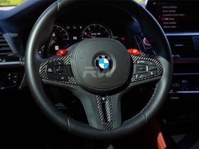 Brand: BMW 2 Series G22 G29 G42 CF Alcantara Steering Wheel Trim