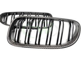 Brand: BMW 3 Series E92 E93 Carbon Fiber Double Slat Grilles