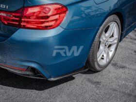 Brand: BMW 3 Series F30 Carbon Fiber Rear Bumper Splitters