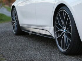 Brand: BMW 3 Series F30 F31 Carbon Fiber Side Skirt Extensions