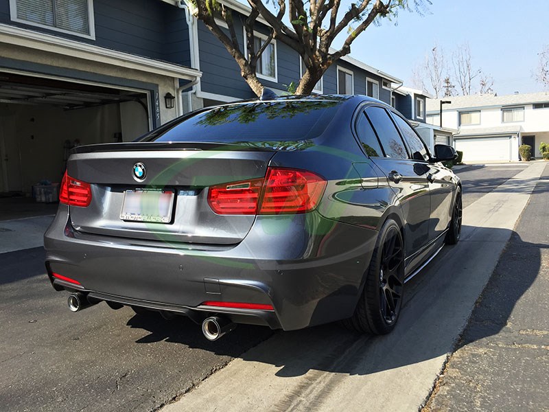 Brand: BMW 3 Series F30 F31 Performance Style Satin Black Diffuser