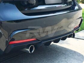 Brand: BMW 3 Series F30 F31 Performance Style Satin Black Diffuser
