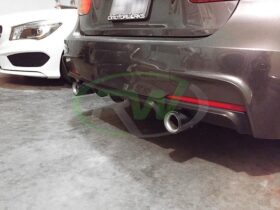 Brand: BMW 3 Series F30 F31 Performance Style Satin Black Diffuser